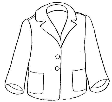 coat drawing easy